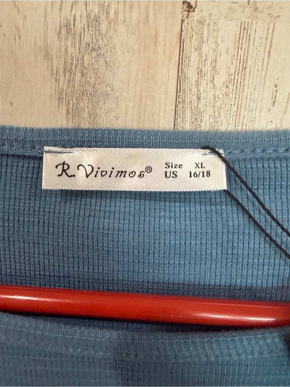Women’s Blue Tie-Waist Dress - Picture 5 of 10